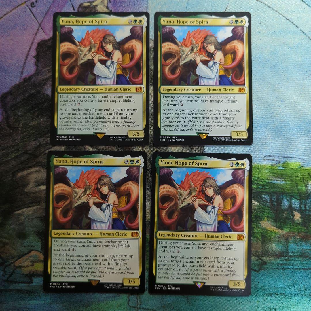 RE ARRIVAL/再入荷 MTG スピラの希望、ユウナ 英語4枚まとめ売り - メルカリ マジック：ザ・ギャザリング