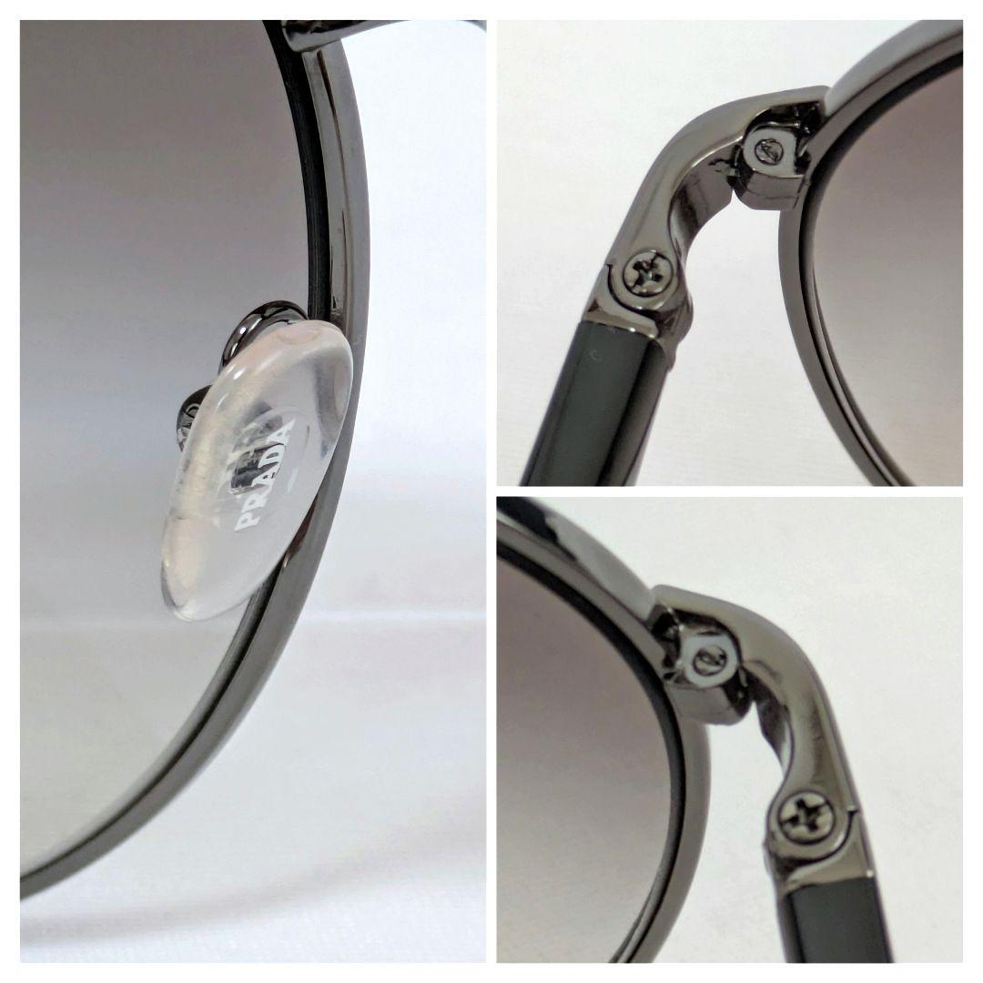 極美品】 PRADA サングラス ティアドロップ 三角プレート サイド