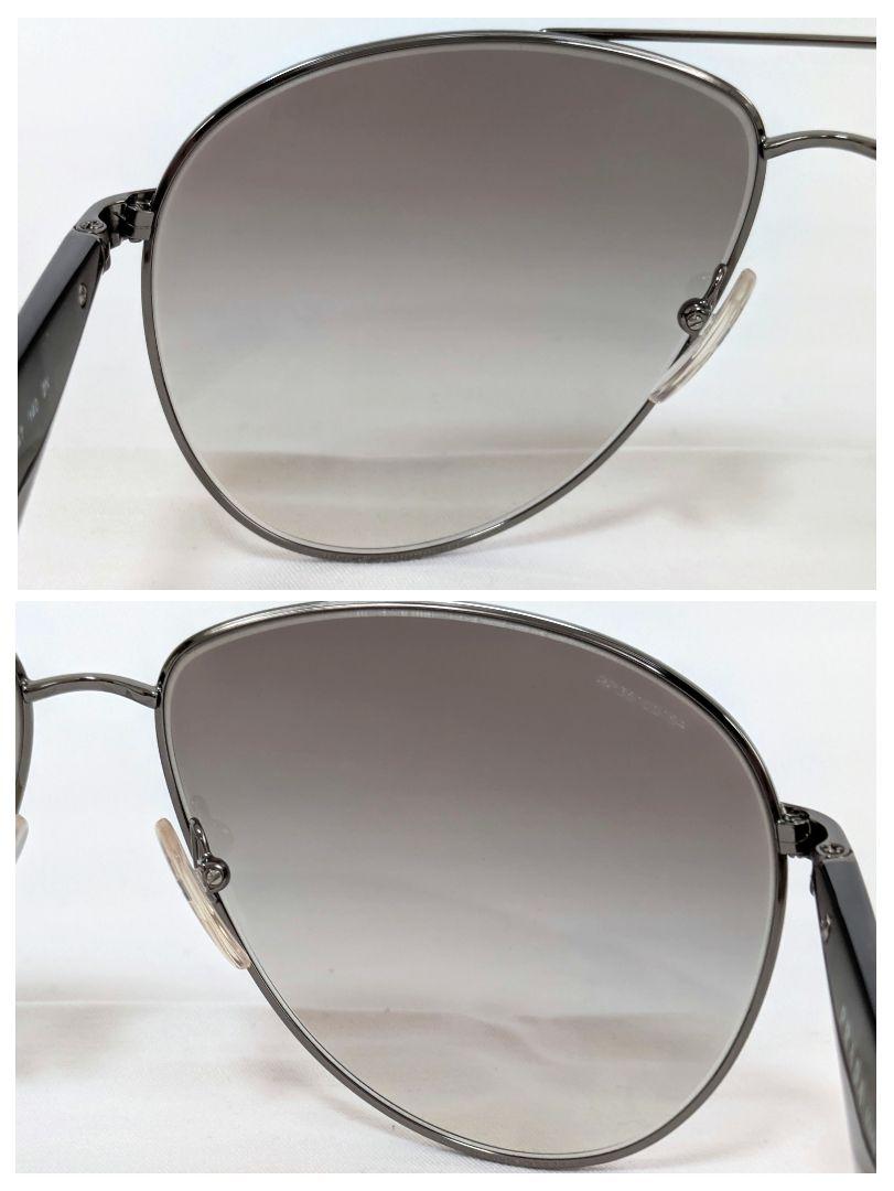 極美品】 PRADA サングラス ティアドロップ 三角プレート サイド