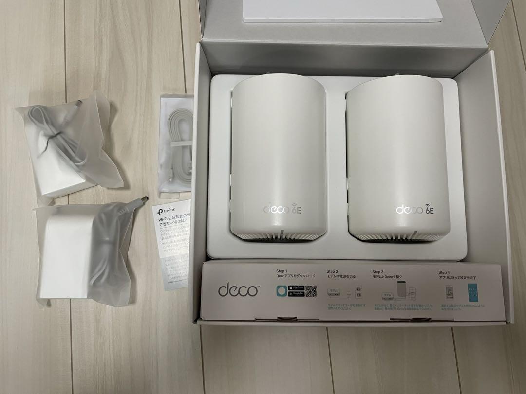 TP-Link WiFi 6E ルーターDeco XE75/A 2ユニット 画像3