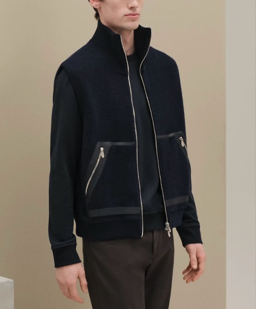 エルメス 25秋冬 紳士ジレM HERMES