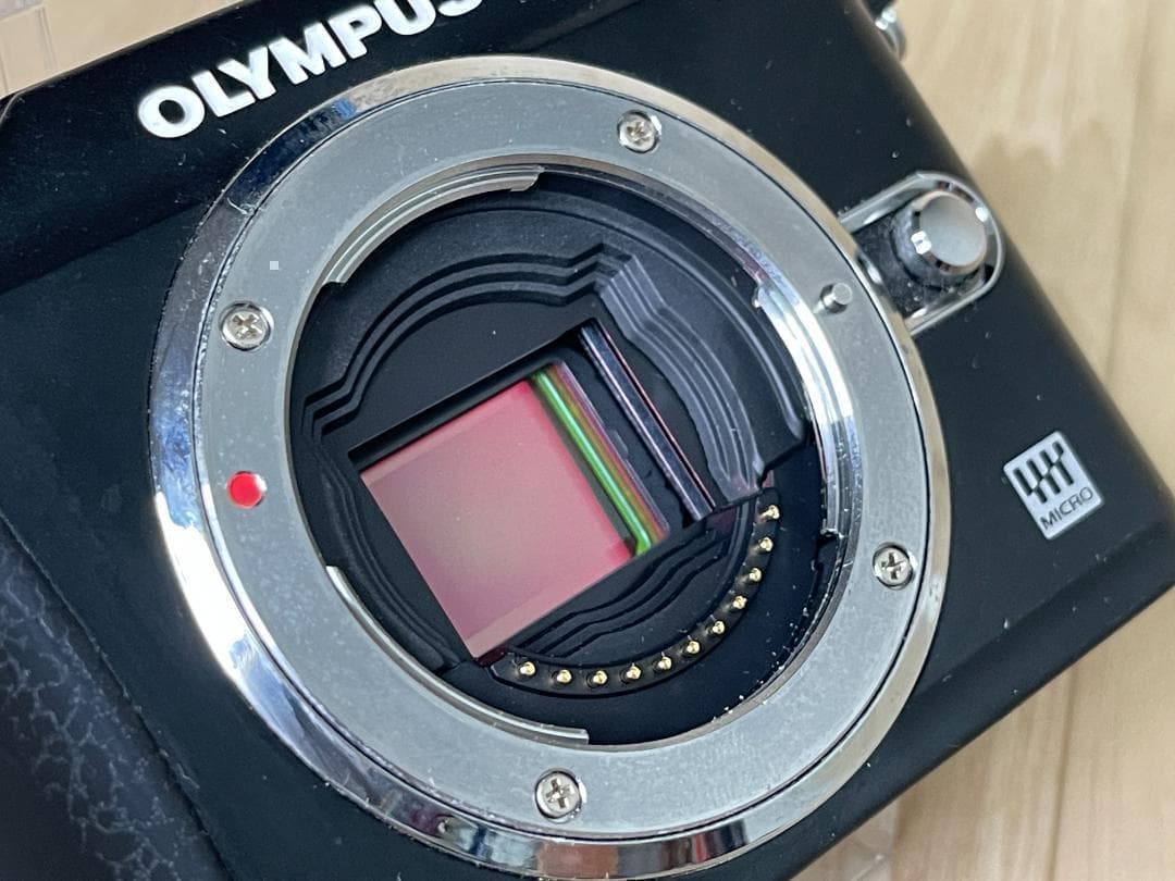 ショット数3914回 OLYMPUS ミラーレス E-PL2 ブラック レンズ付