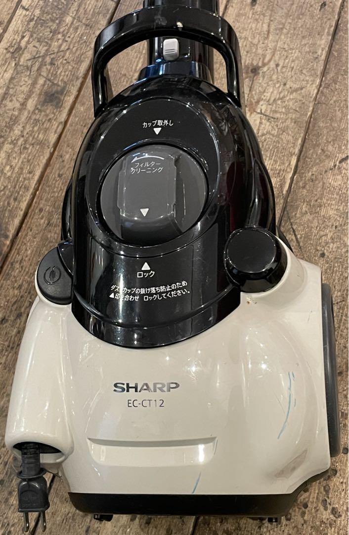 掃除機 SHARP シャープ床移動形電気掃除機 EC-CT12-C 不動品
