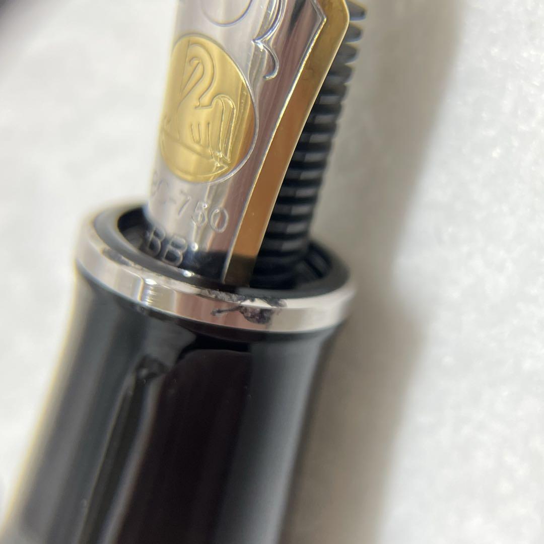 ペリカン スーべレーン M805万年筆 ブラック ペン先18k字幅BB 極太字