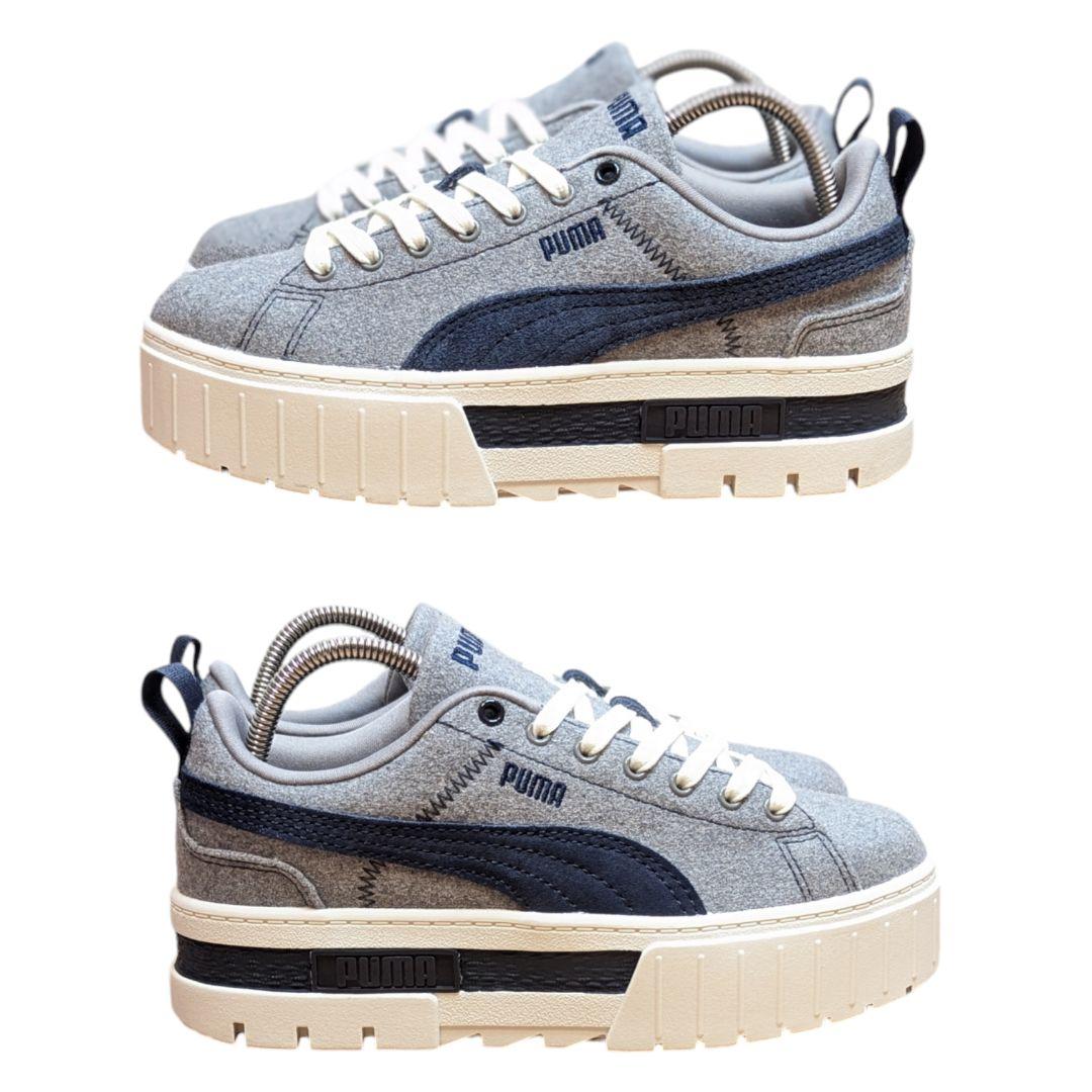 PUMA MAYZE WOOLY プーマ メイズ 23cm 厚底スニーカー