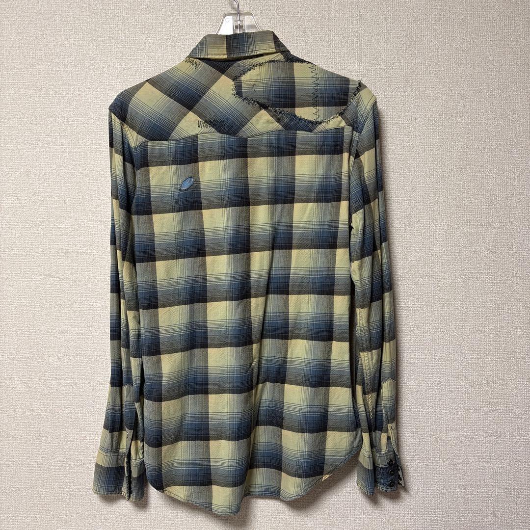 DOUBLE RL RALPH LAUREN チェック長袖シャツSサイズ DOUBLE RL RALPH LAUREN チェック長袖シャツSサイズ