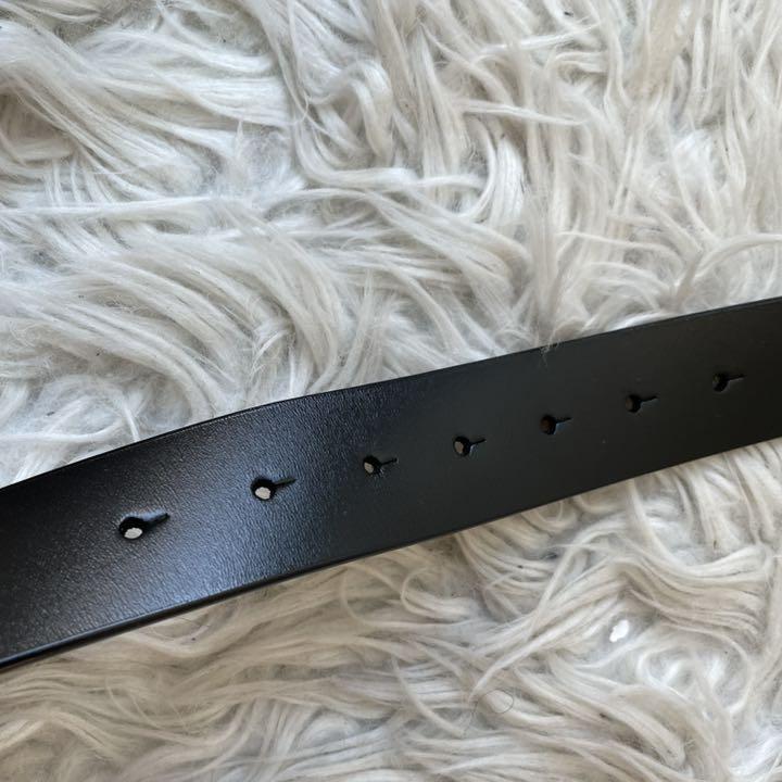 メンズ 新品✨グッチ シルバー金具 黒 d0yih-m12571318259 ベルト インターロッキング ブラック