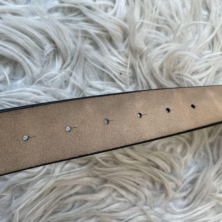 メンズ 新品✨グッチ シルバー金具 黒 d0yih-m12571318259 ベルト インターロッキング ブラック