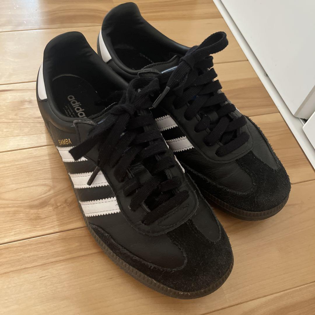 まーちゃんさん専用adidasサンバ　ブラック　23