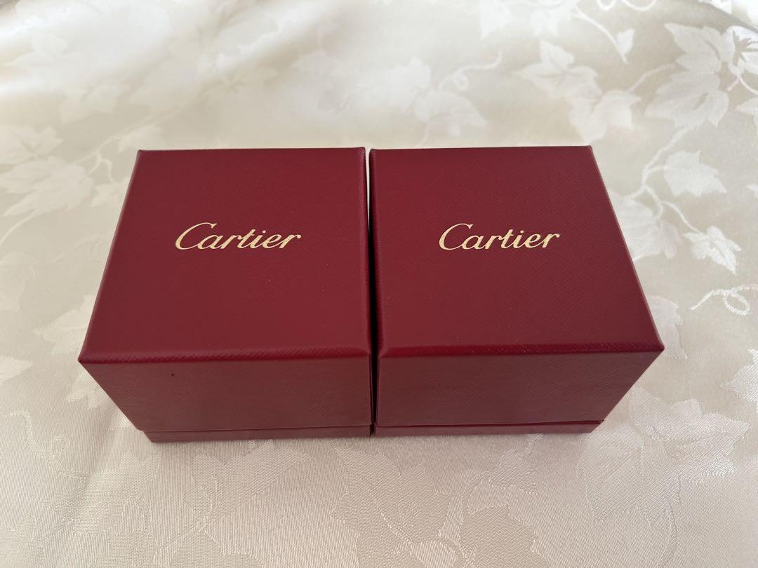 カルティエ 箱のみ リングケース 空箱 ペア