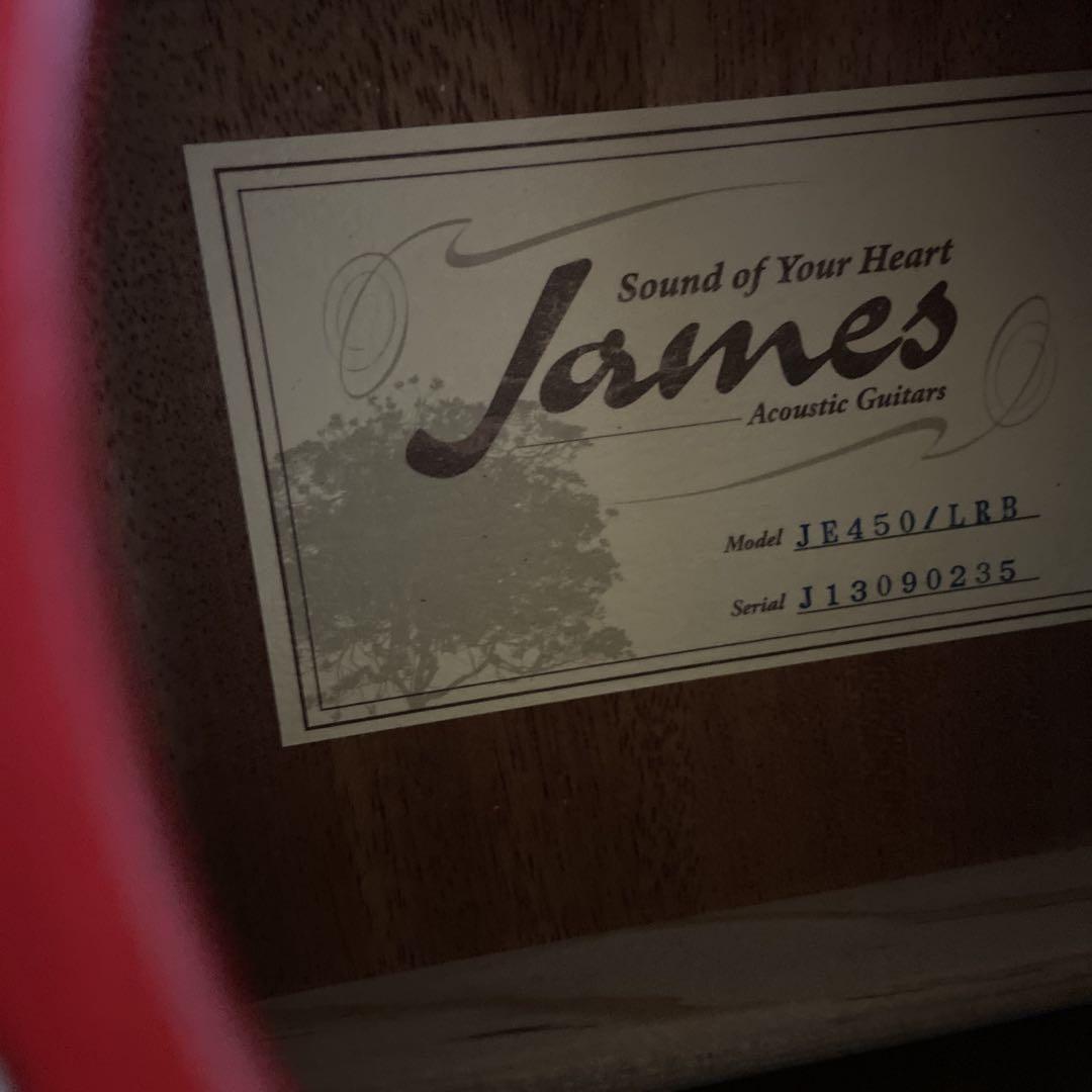 James JE450 エレアコ ジェームス アコースティックかギター