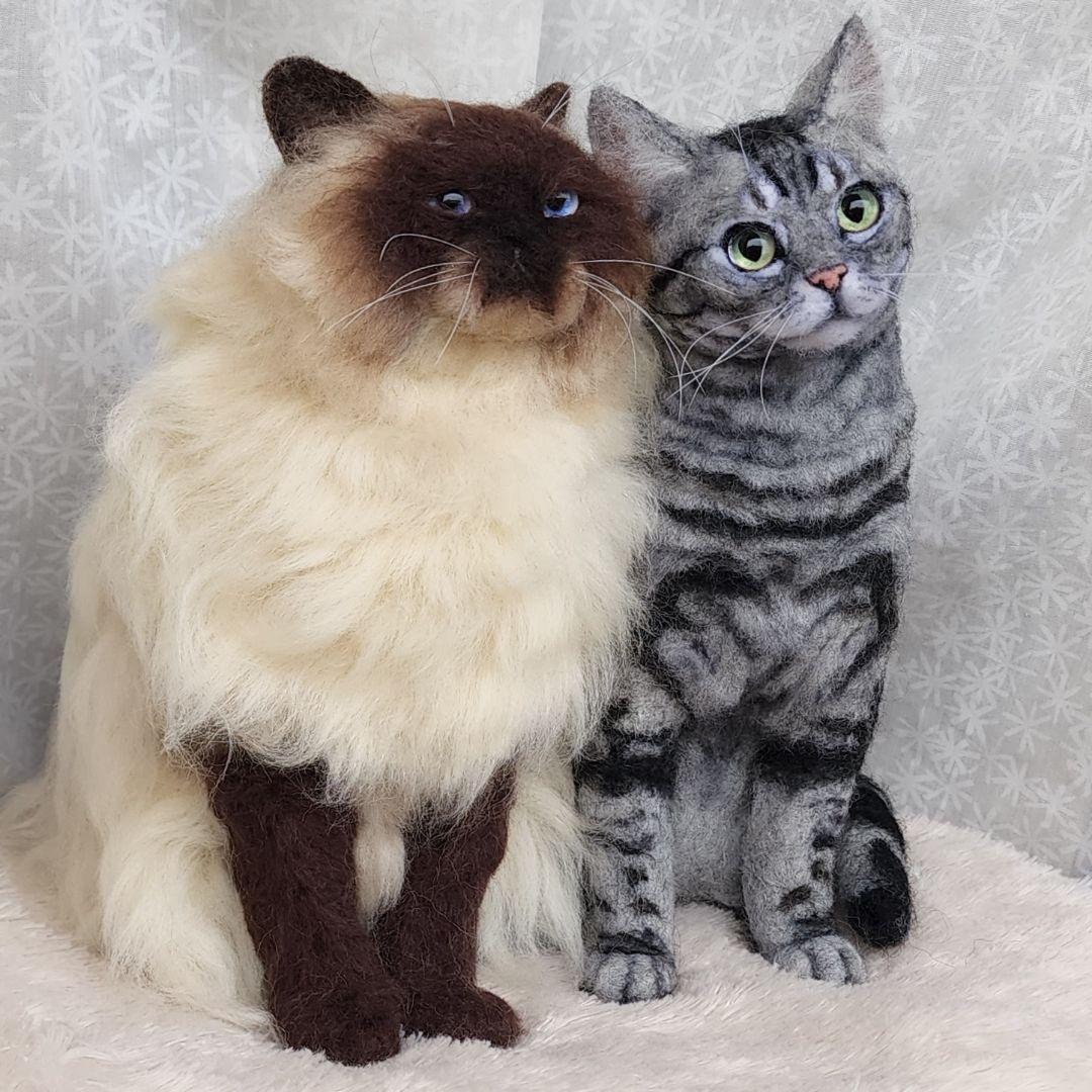 羊毛フェルト オーダー猫 como様専用 - メルカリ 羊毛フェルト オーダー猫 como様専用 - メルカリ