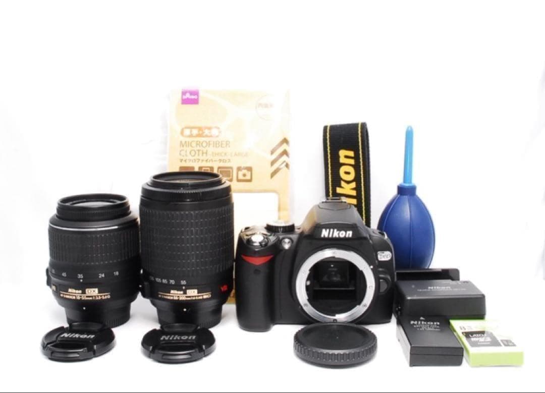 ショット数5400回❤️Nikon D60✨一眼レフ✨ダブルレンズ✨手ぶれ補正✨