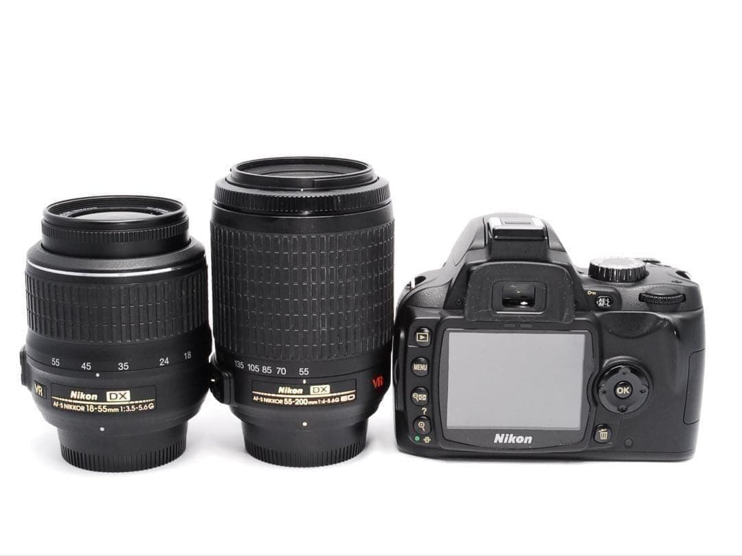 ショット数5400回❤️Nikon D60✨一眼レフ✨ダブルレンズ✨手ぶれ補正✨