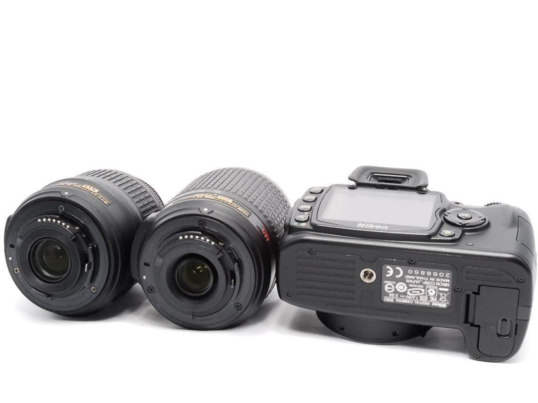 ショット数5400回❤️Nikon D60✨一眼レフ✨ダブルレンズ✨手ぶれ補正✨