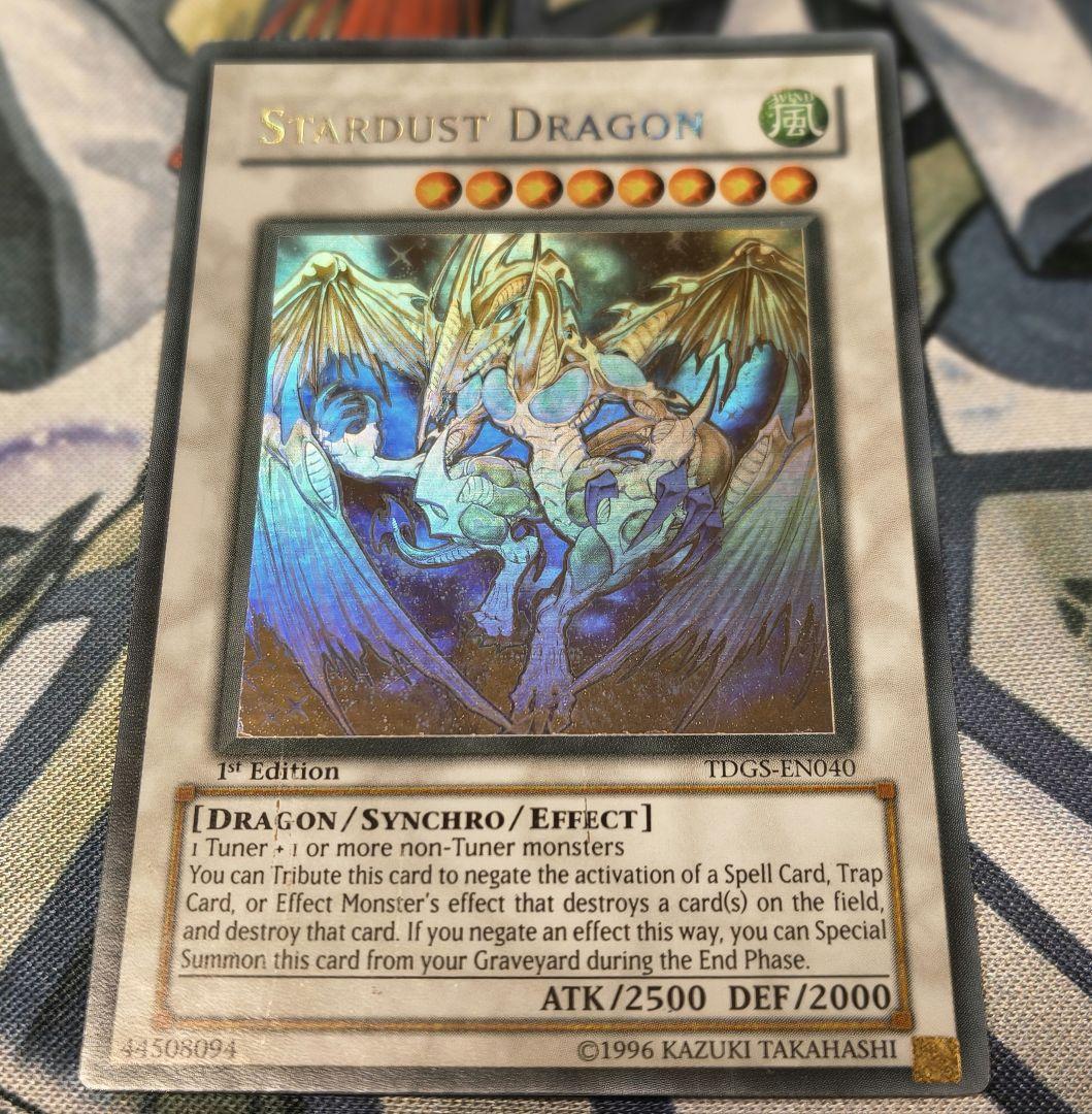 遊戯王 スターダスト・ドラゴン 英語 北米 アンリミ ゴースト ホロ TDGS スターダスト・ドラゴン 英語 北米版 1st ホロ ゴースト TDGS - メルカリ