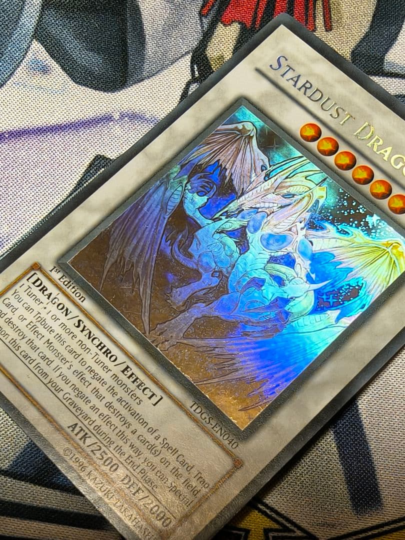 スターダスト・ドラゴン 英語 北米版 1st ホロ ゴースト TDGS - メルカリ