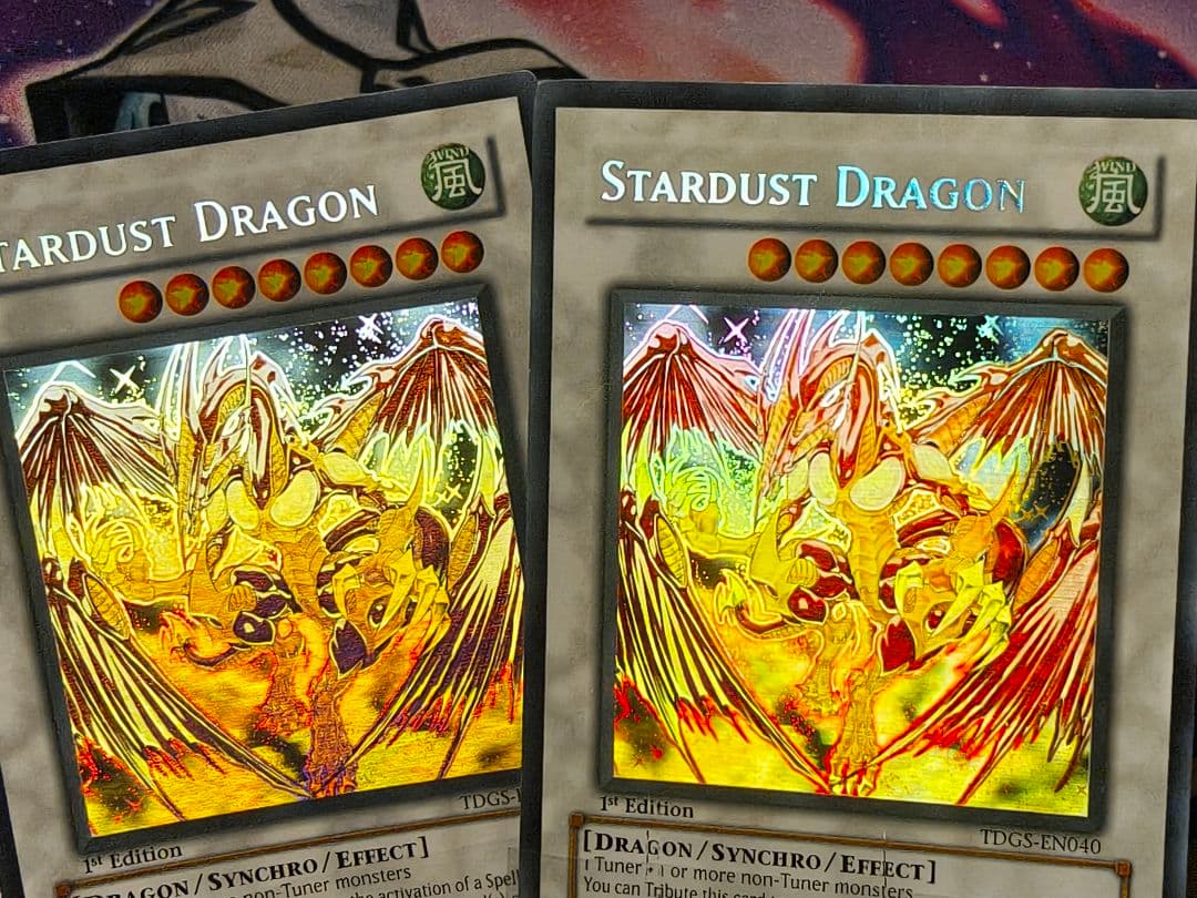 スターダスト・ドラゴン 英語 北米版 1st ホロ ゴースト TDGS - メルカリ