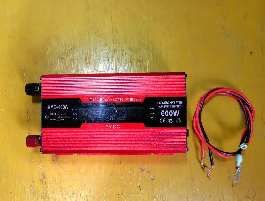 12V インジケーター付 定格600W インバーター