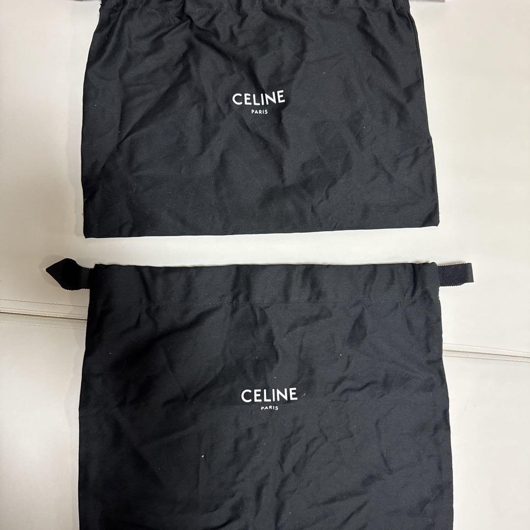CELINE ハイカットスニーカー イエロー/ブラック 収納袋付き