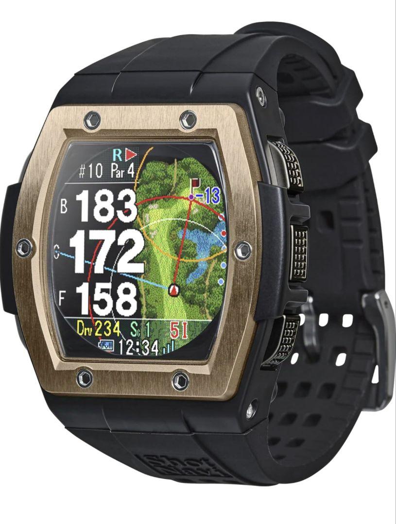 ショットナビクレストshotnavi crest 黒 ゴルフGPS