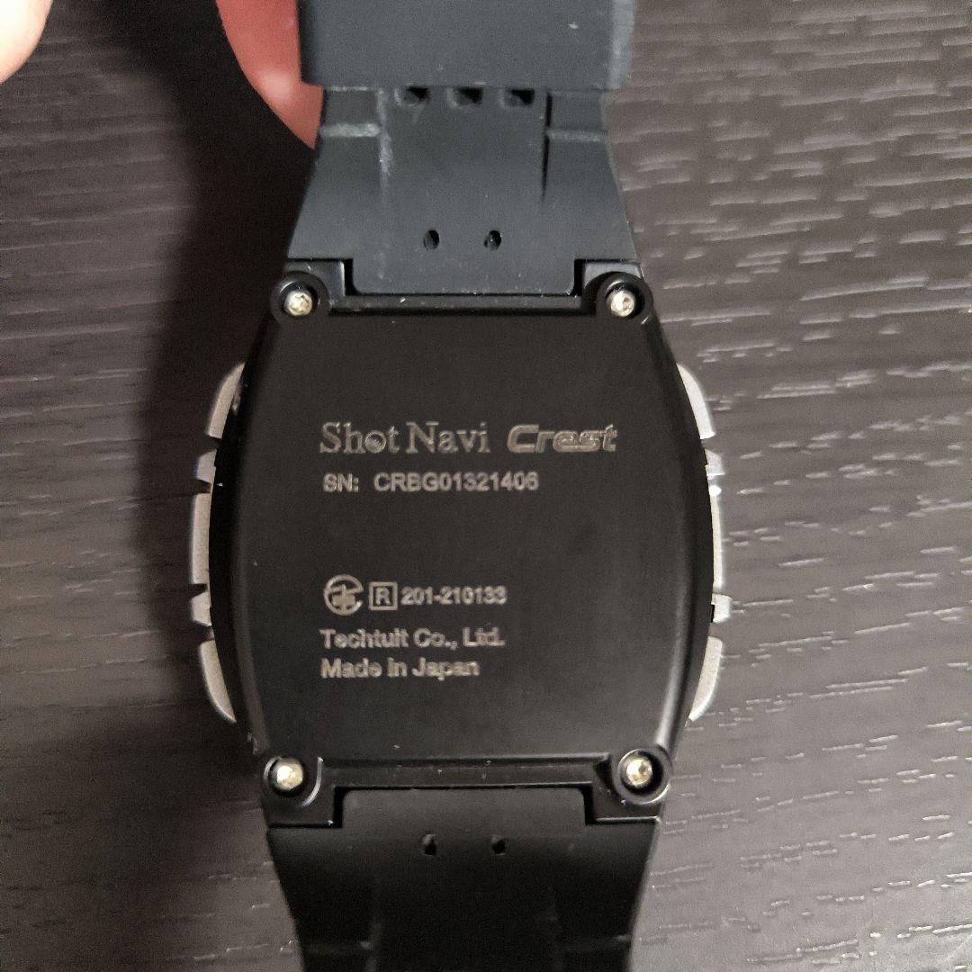 ショットナビクレストshotnavi crest 黒 ゴルフGPS