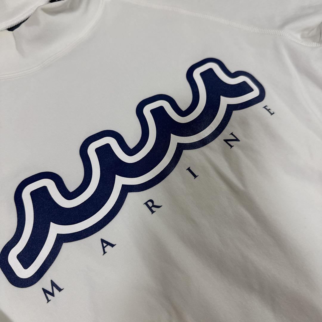 muta marine レディース　長袖モックネックシャツ
