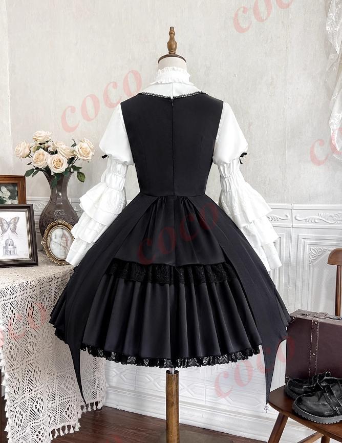オリジナルlolita洋服魔女コスプレ暗黒系ゴシックロリィタ L318