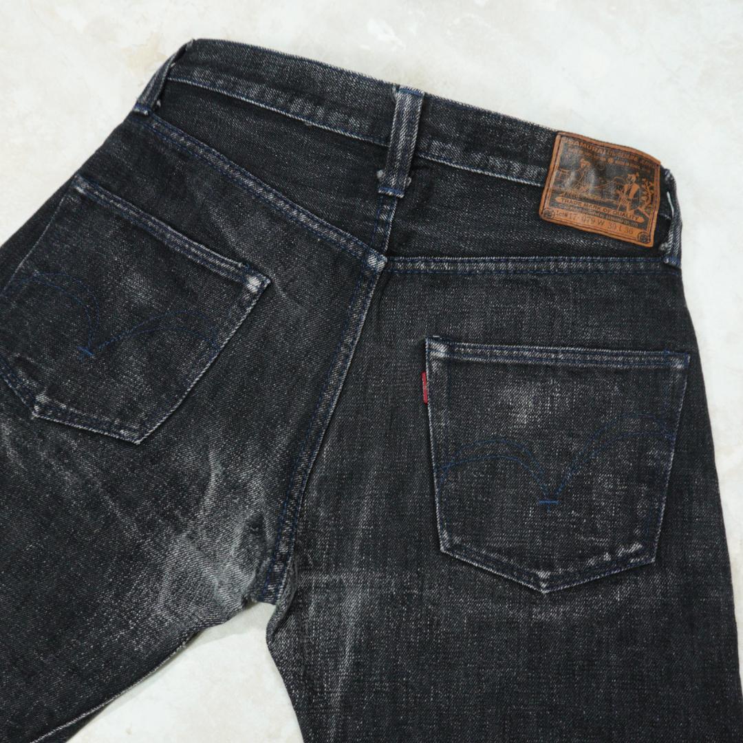 サムライジーンズ 震災復興支援モデル 17oz 零ブラックデニム W30 日本製