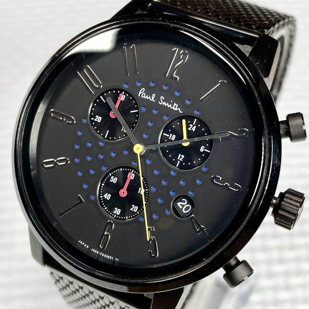 【美品＊限定】ポールスミス　チャーチストリート　メンズ　腕時計　可動品 美品＊稼動品】ポールスミス チャーチストリート メンズ 腕時計