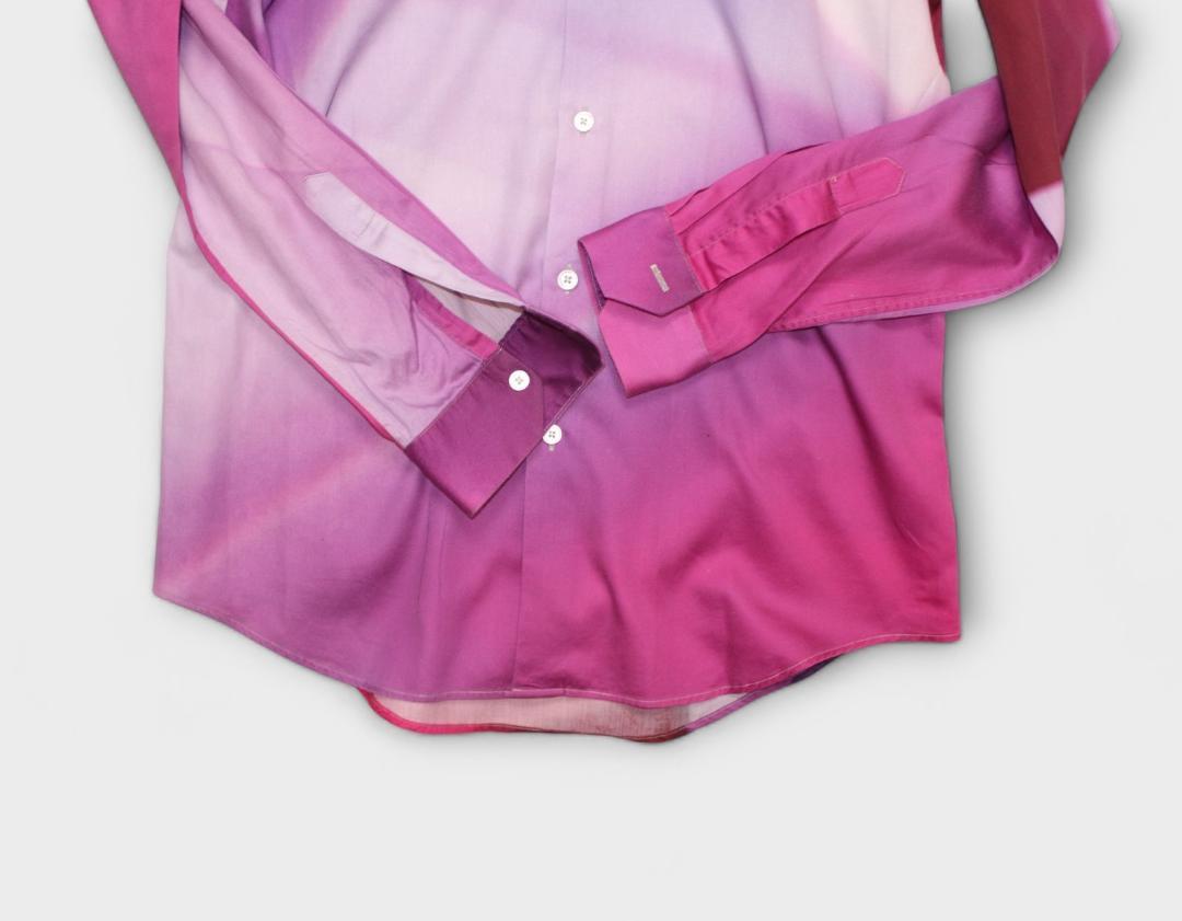 ポールスミス　paul smith　ドレス　シャツ 長袖 グラデーション　L