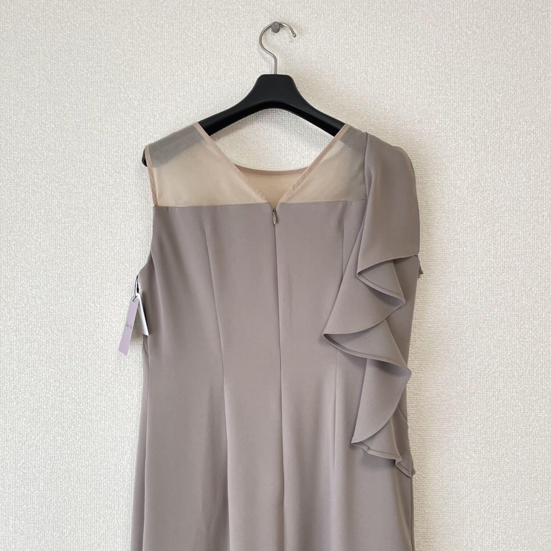 【新品未使用】AIMER アシンメトリー ラッフルドレス