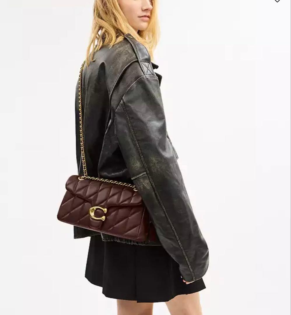 coach コーチタビーショルダー バッグ26 ブラウン CP150 coach コーチタビーショルダー バッグ26 ブラウン CP150