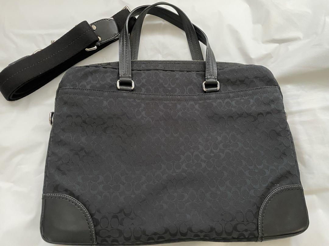 COACHビジネスバッグ ブラック