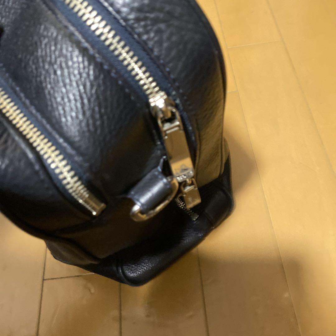 ペッレモルビダ　ブリーフケース　ネイビー　A4 ショルダーストラップ付属