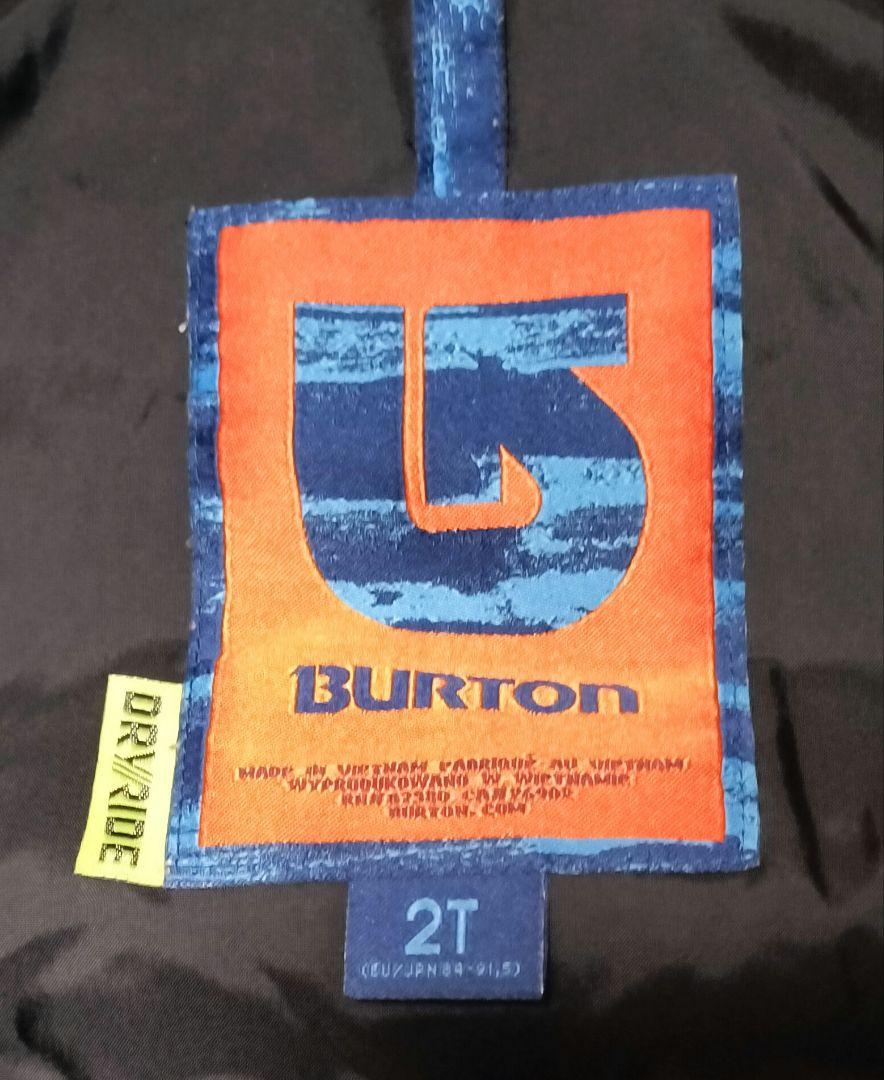BURTON キッズ　スノーウェア　ジャンプスーツ　つなぎ　2T