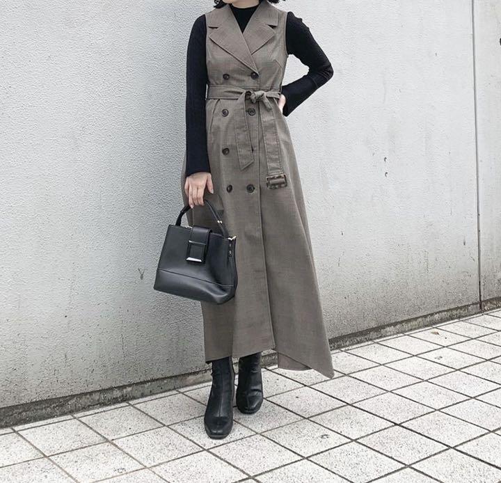 公式サイト dazzlin ダブルボタントレンチワンピース ワンピース