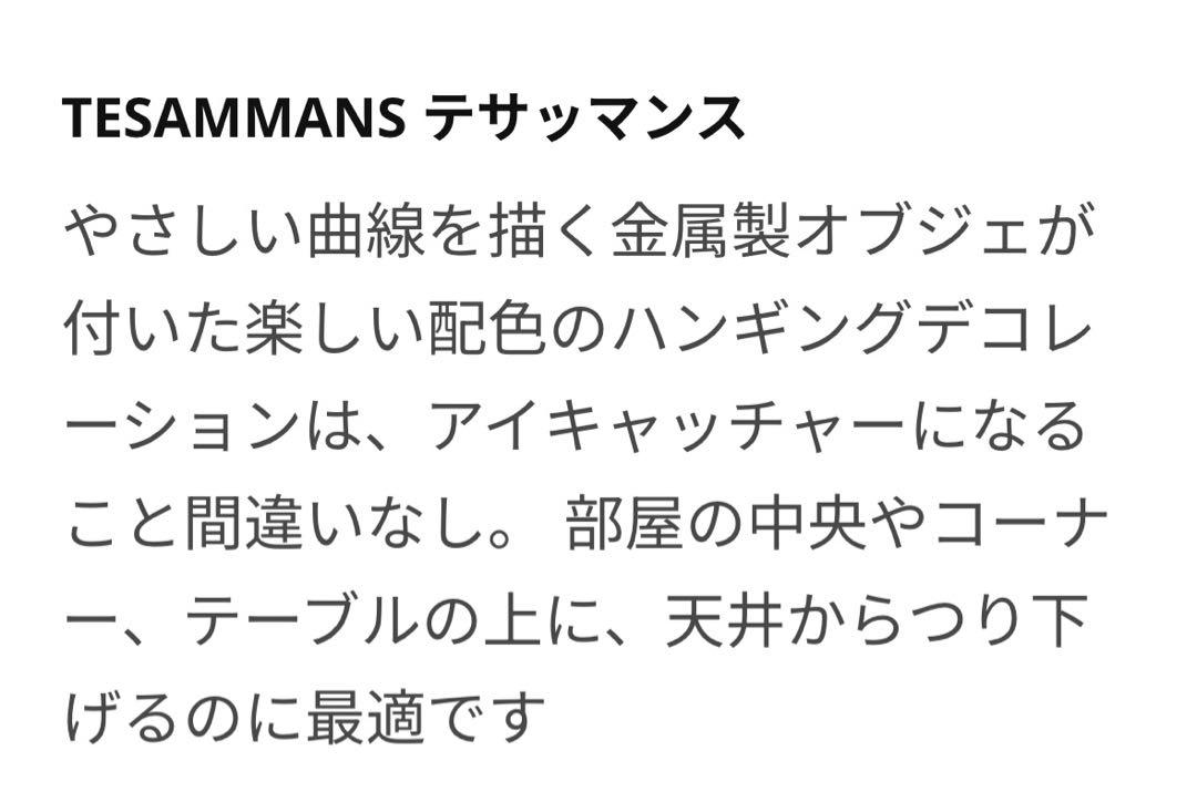 限定完売品‼️TESAMMANS テサッマンス ハンギングデコレーション　モビール