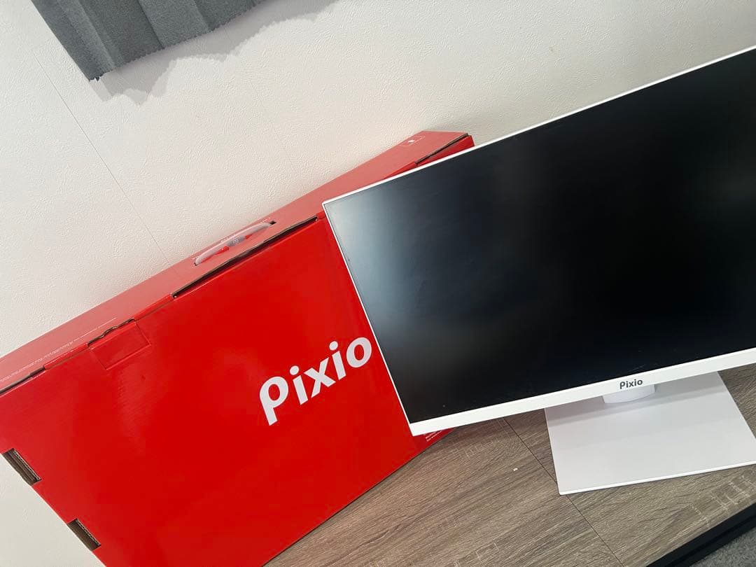 Pixio ホワイト ゲーミングモニター 本体 24.5インチ