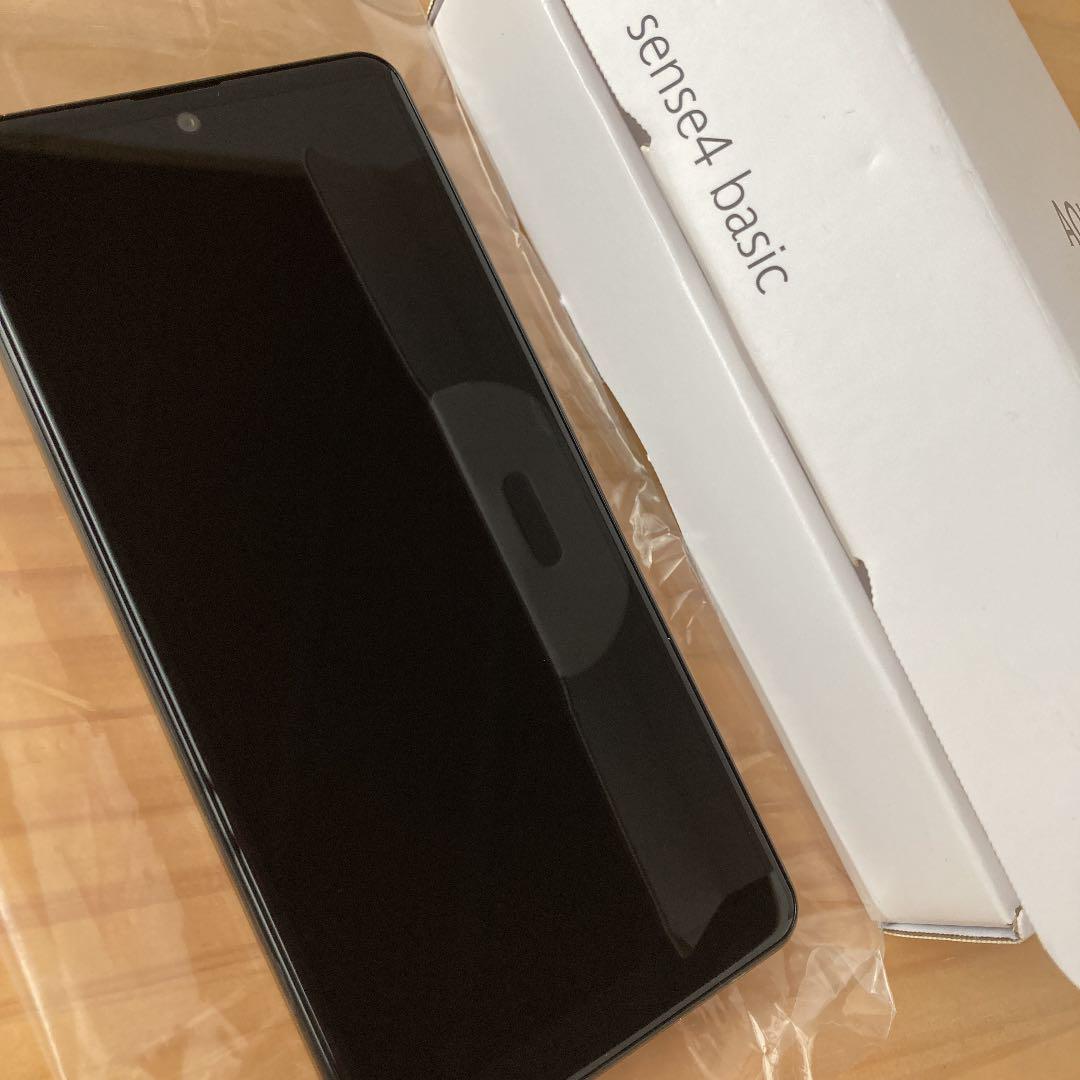 新着商品 Y mobile AQUOS sense4 basicブラック QZ7d1-m12601114692 新作最新作