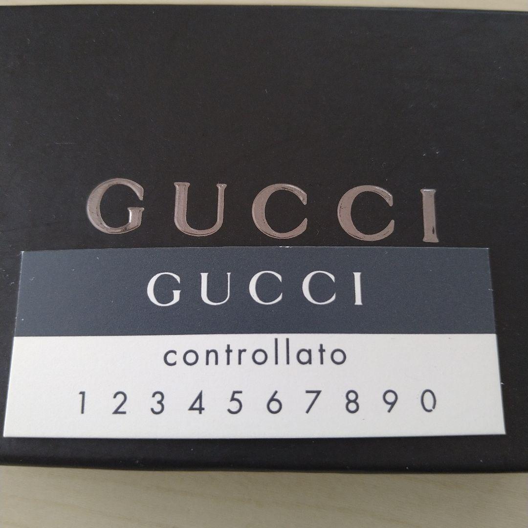 【未使用】GUCCI　レザーキーケース　６連　ブラック