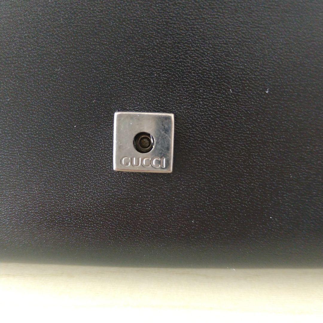 【未使用】GUCCI　レザーキーケース　６連　ブラック