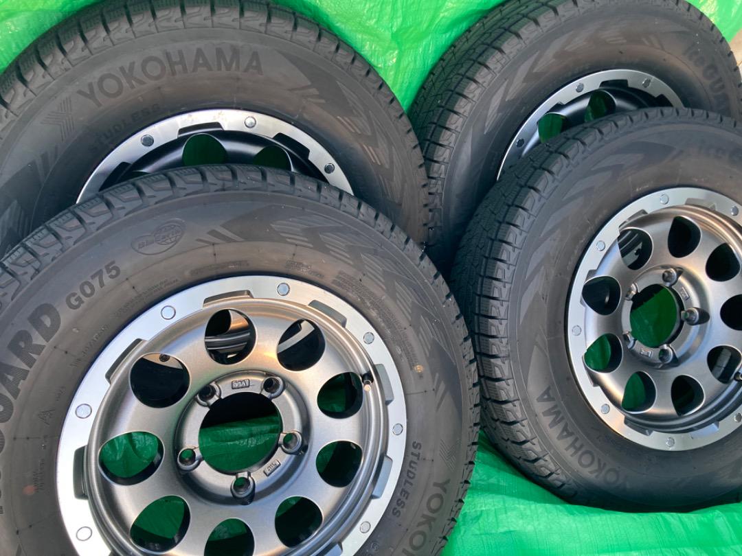 スタッドレスタイヤ&ホイール4本セット　195/80R15 96Q