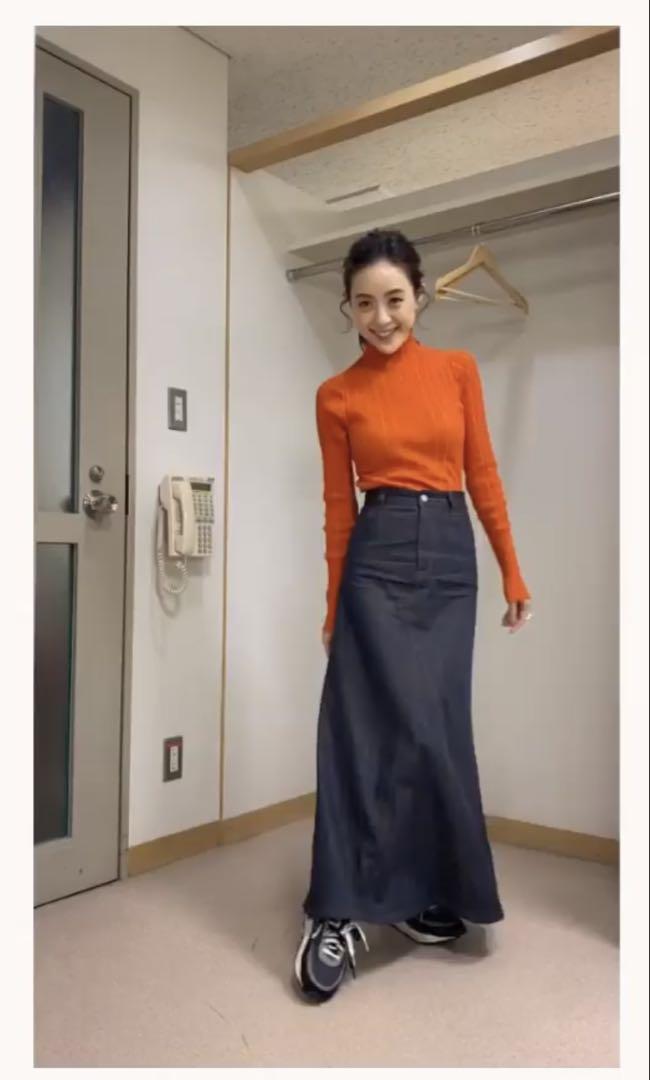 【タグ付き未使用】ノーク 古谷有美さんコラボ デニムスカート