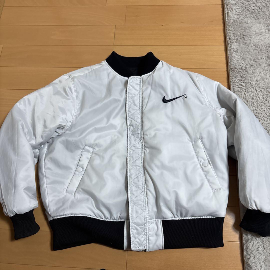 NIKE MA-1 希少XLサイズ　ボンバージャケット 黒/白 リバーシブル