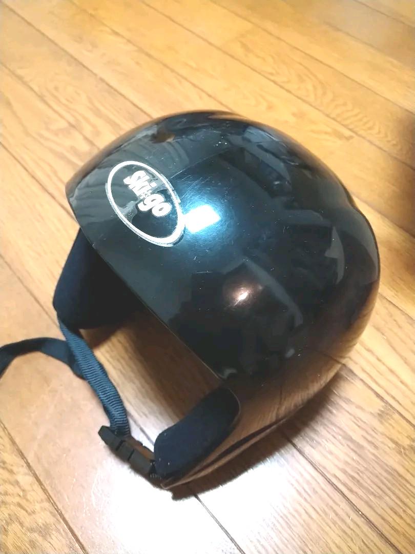 Ski✳go Jrヘルメット ジュニアヘルメット スキー スノボ 自転車 黒