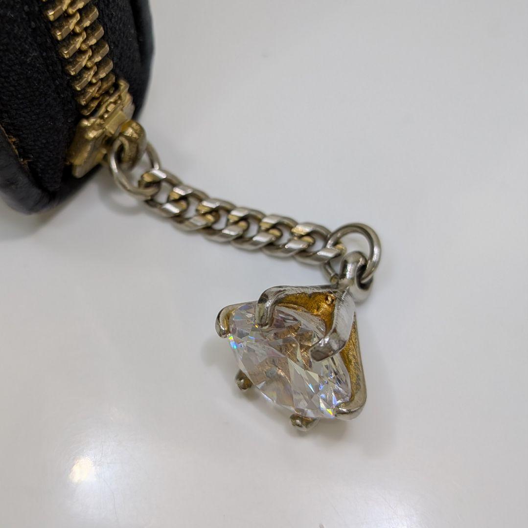 シンクビー ラメ 長財布 ラウンドジップ ハートThinkBee レオパード