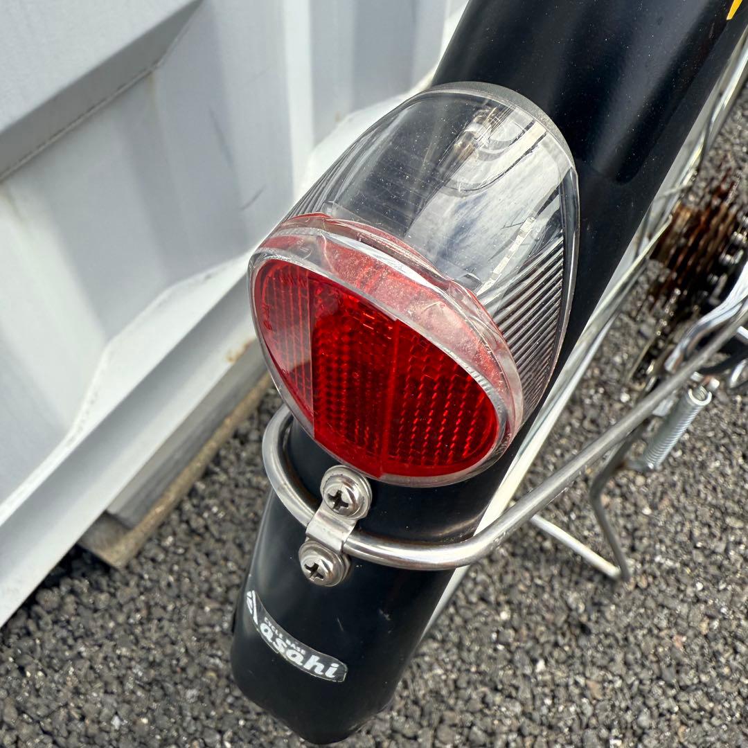 都内 千葉引取 街乗り用自転車 26インチ カゴ 鍵 オートライト 6段変速付やや傷や汚れあり BRIGHTFACE_UK