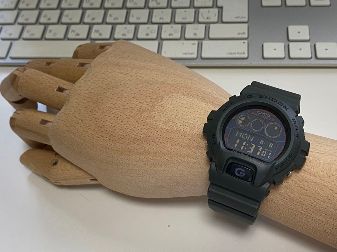 G-SHOCK/三つ目/GW-6900/アーミーグリーン/電波/ソーラー/カーキ