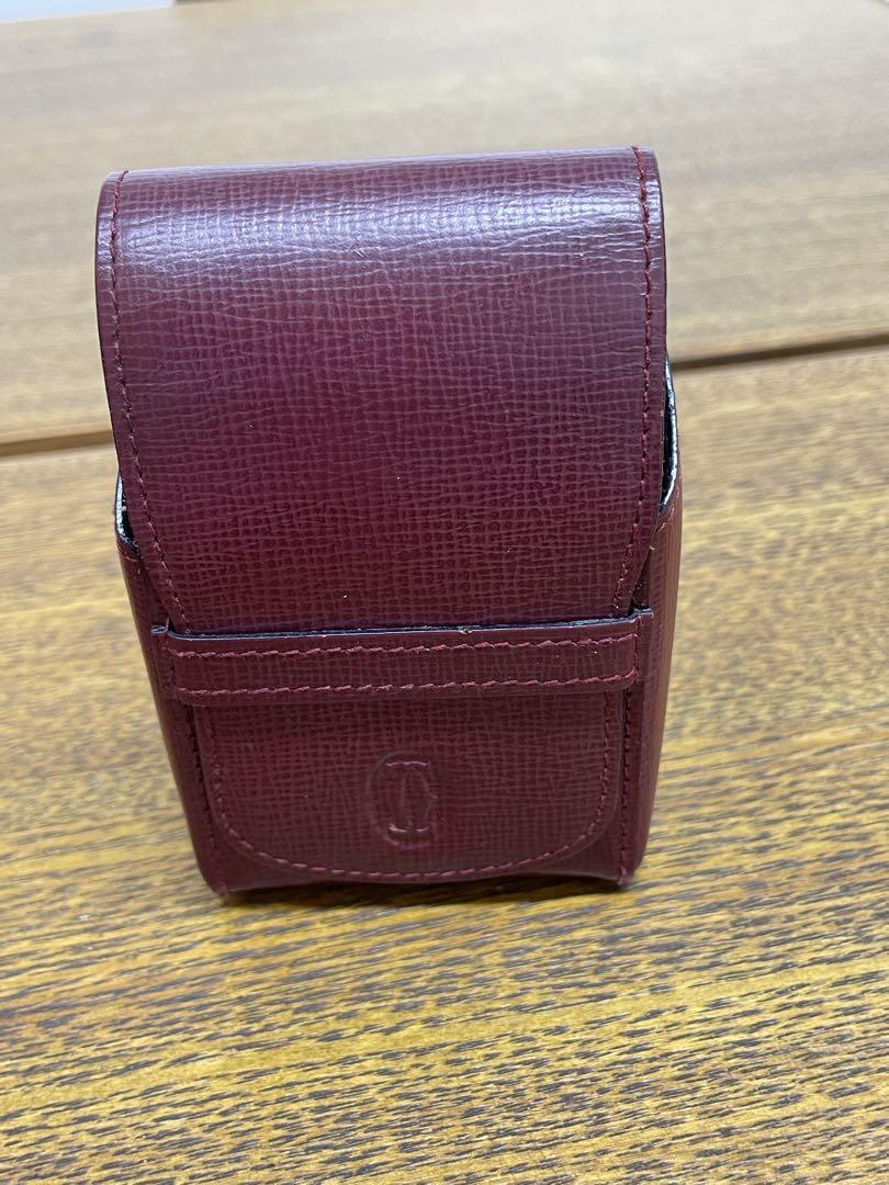 美品  カルティエ　Cartier マストライン シガレットケース レザー